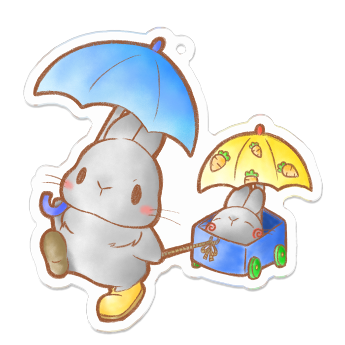アクリルキーホルダー - 70 x 70 (mm)
