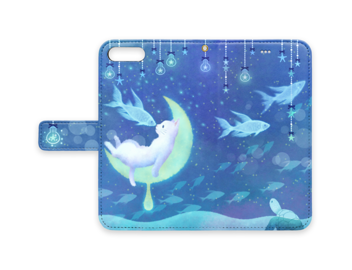 手帳型iPhoneケース - iPhone 8 Plus / 7 Plus - ストラップ穴 あり