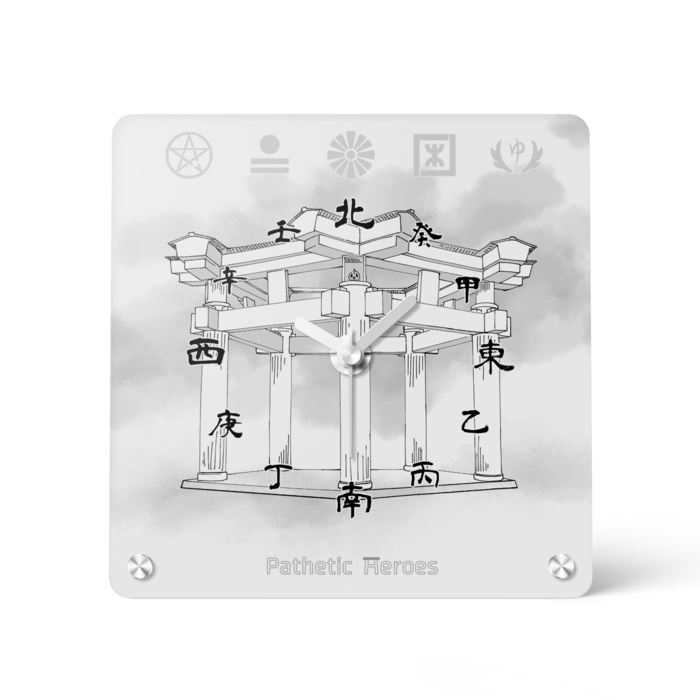アクリル時計 - 150x150mm(1)