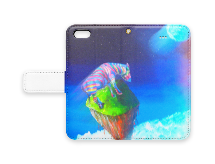 手帳型iPhoneケース - iPhone 5 / 5s / SE - ストラップ穴 あり