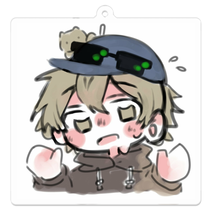 アクリルキーホルダー - 70 x 70 (mm)