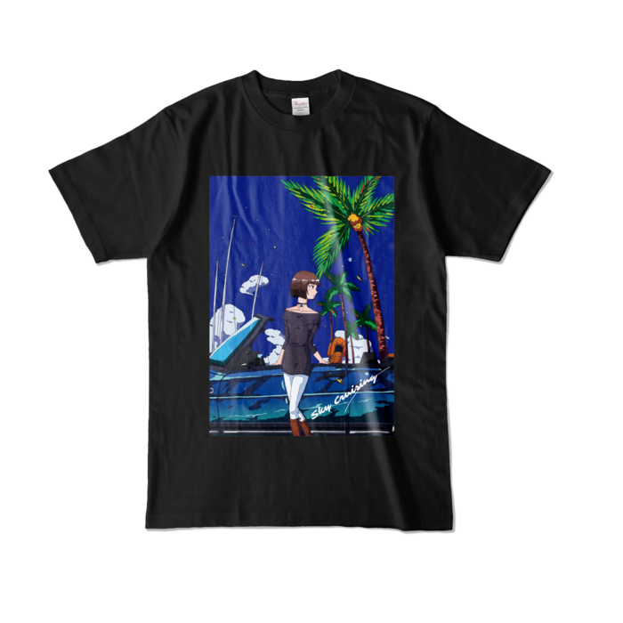 カラーTシャツ - L - ブラック (濃色)