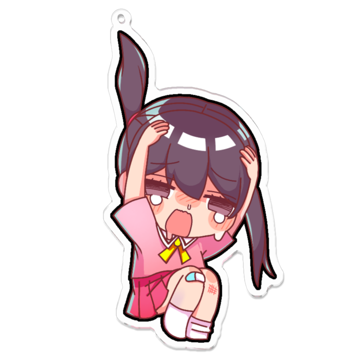 アクリルキーホルダー（コーティング） - 100 x 100 (mm)