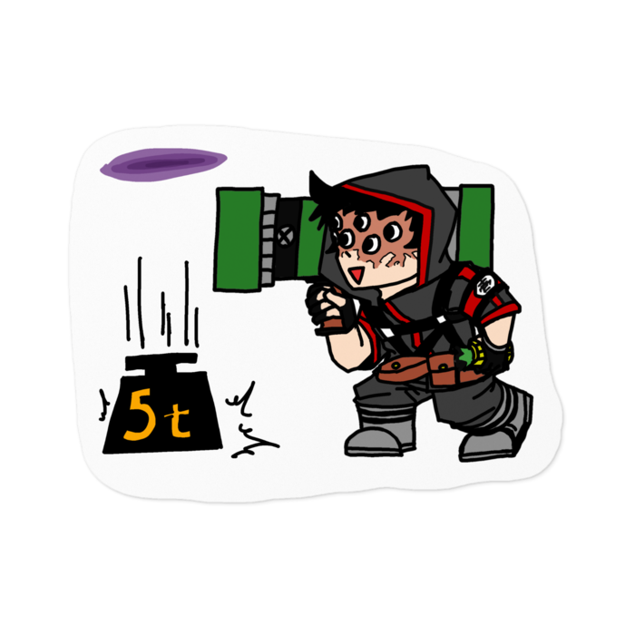 ステッカー - 100 x 100 (mm)