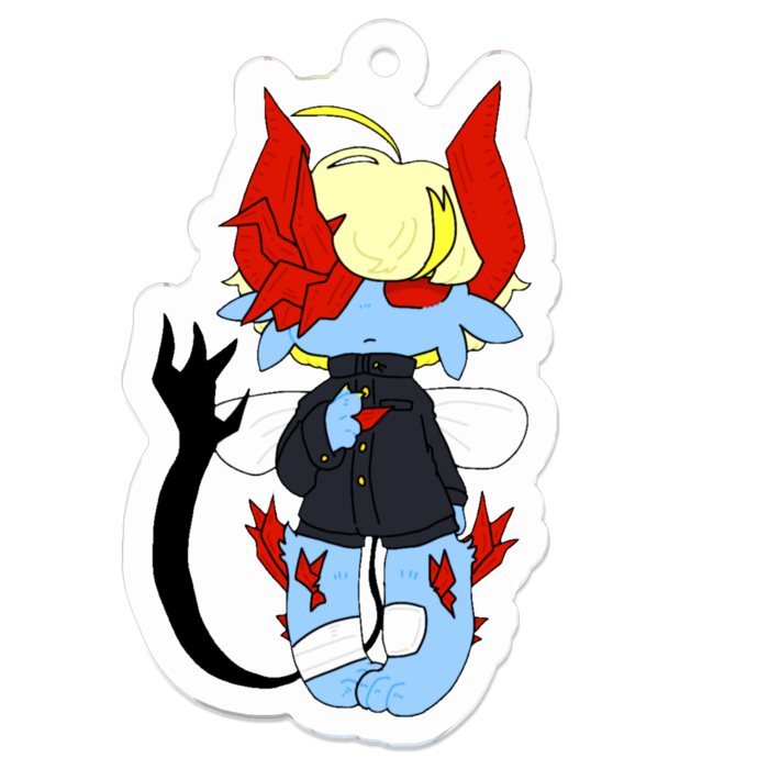 アクリルキーホルダー - 50 x 50 (mm)