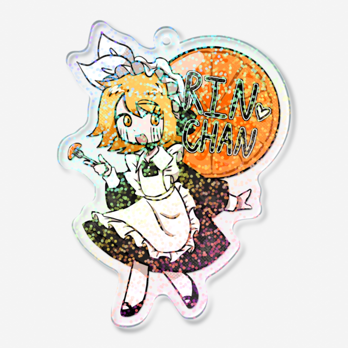 ホログラムアクリルキーホルダー - 70 × 70mm