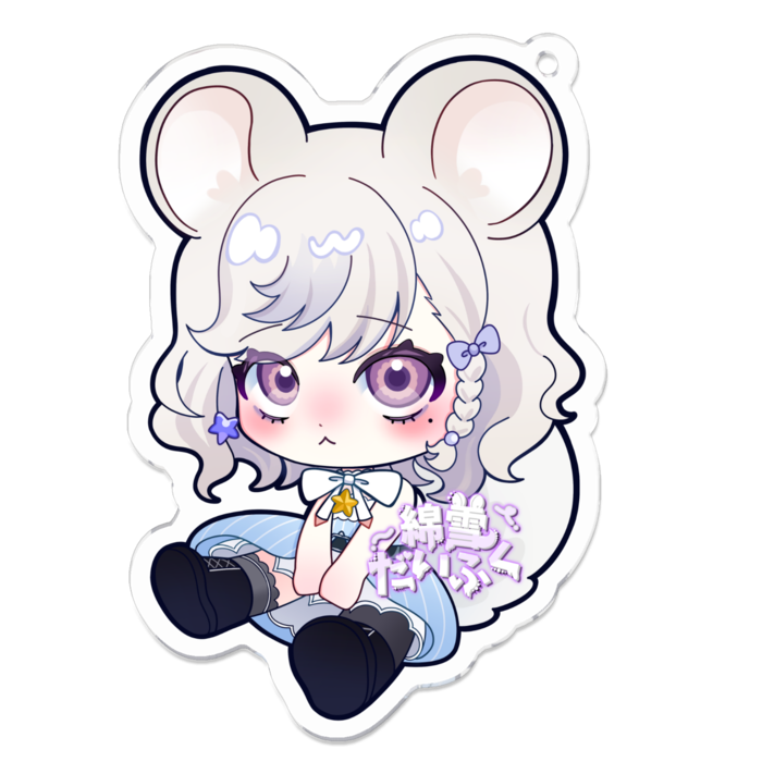 アクリルキーホルダー - 70 x 70 (mm)