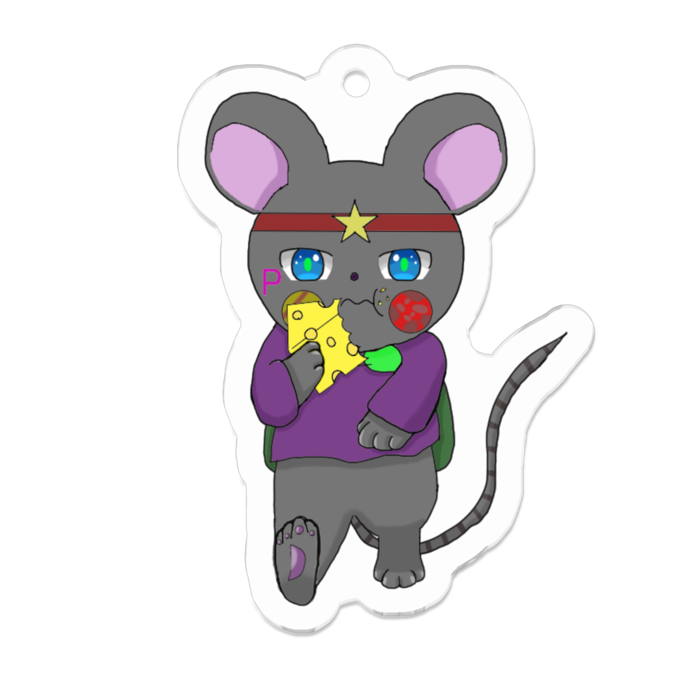 アクリルキーホルダー - 50 x 50 (mm)