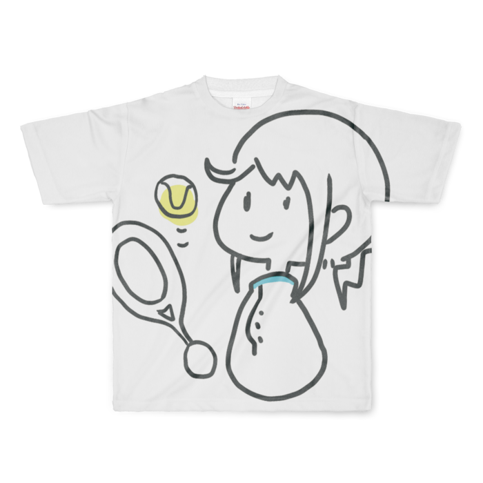 フルグラフィックTシャツ - L - 正面印刷のみ