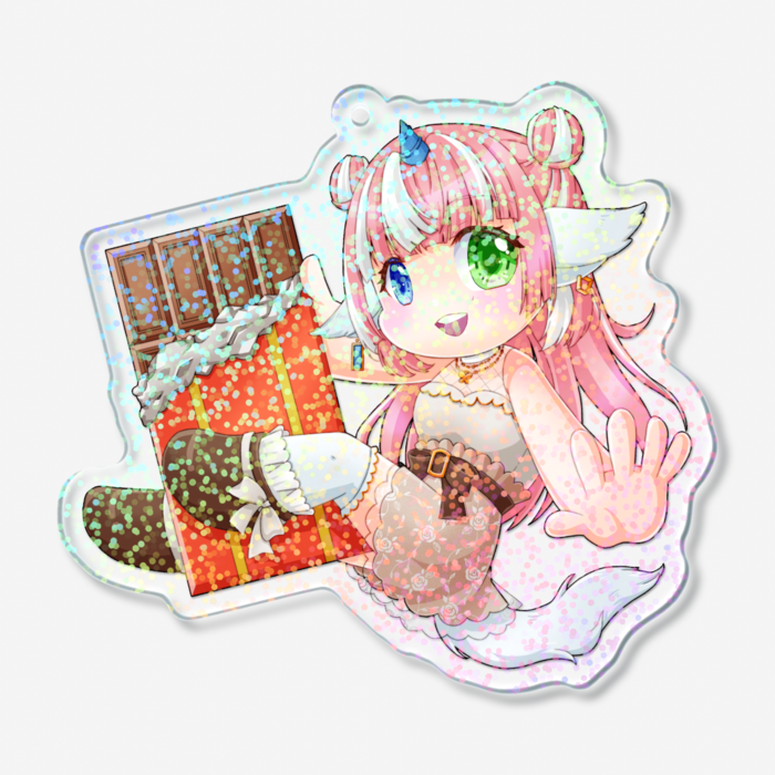 ホログラムアクリルキーホルダー - 70 × 70mm(2)