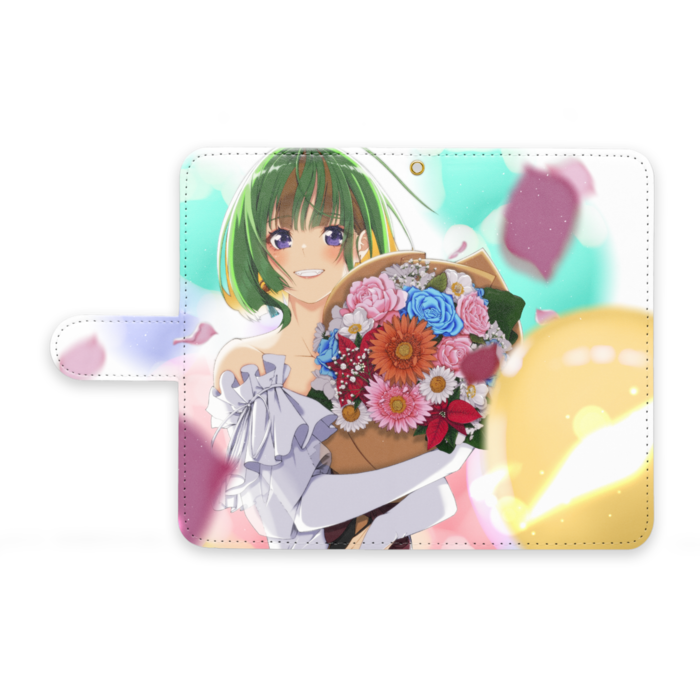 手帳型Androidケース - M - ストラップ穴 あり