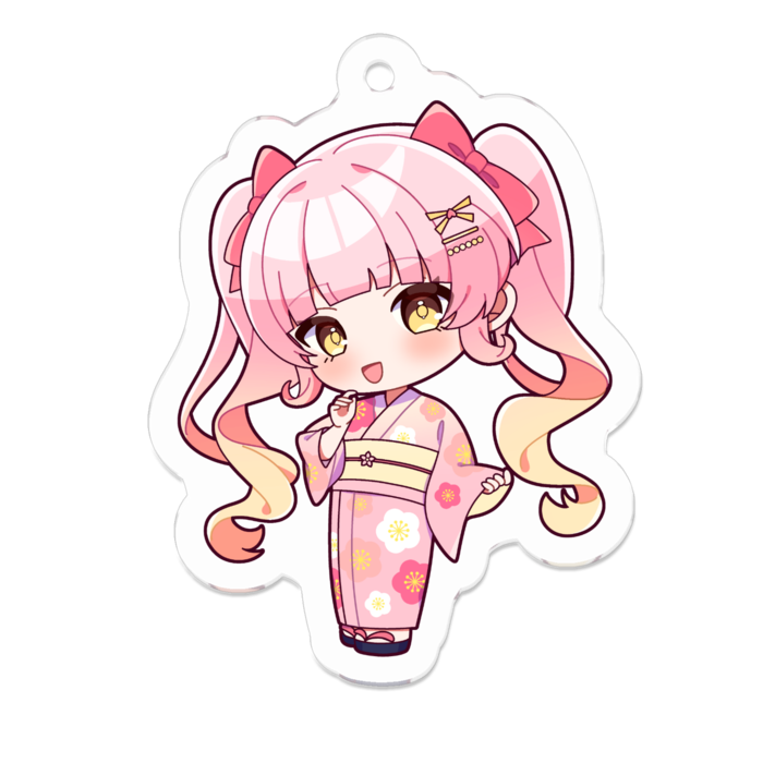 アクリルキーホルダー - 50 x 50 (mm)