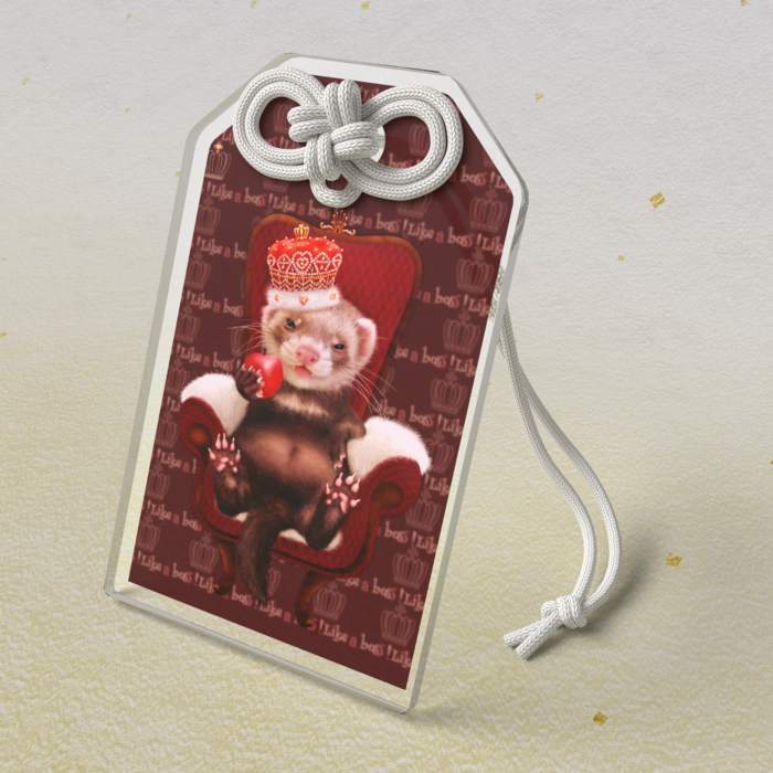 アクリルお守り - 50 × 80mm