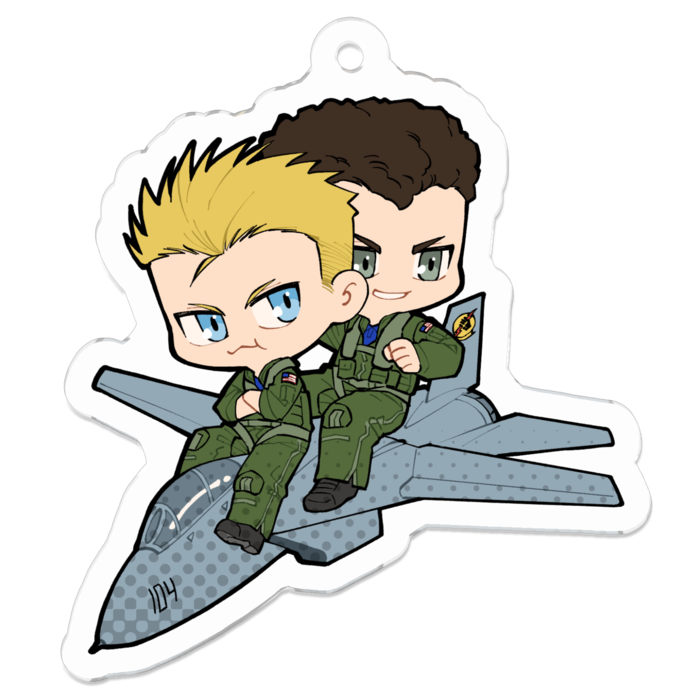 アクリルキーホルダー - 50 x 50 (mm)