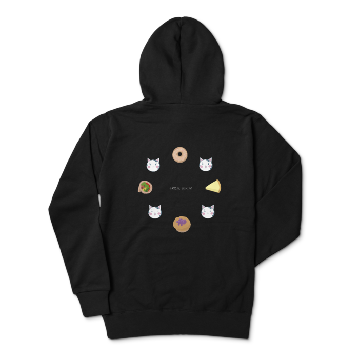 ジップパーカー - L - ブラック