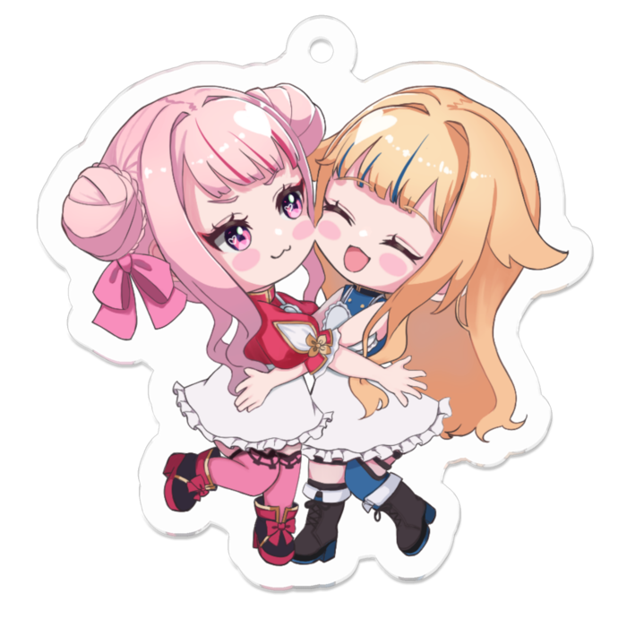 アクリルキーホルダー - 50 x 50 (mm)