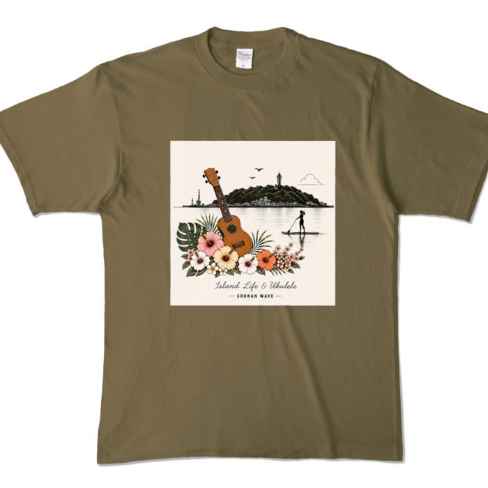 カラーTシャツ - XL - オリーブ (濃色)(1)