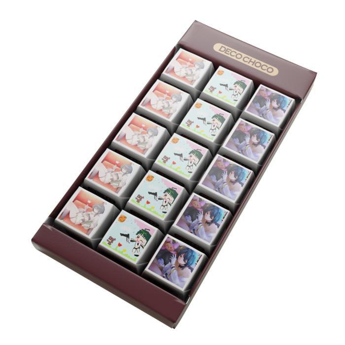 DECOチョコ - 列ごとにデザイン