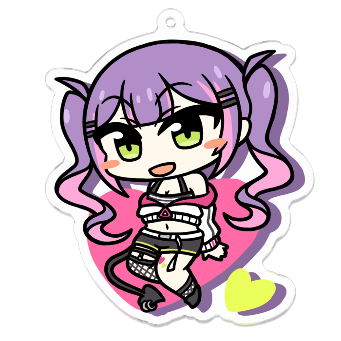 アクリルキーホルダー - 70 x 70 (mm)