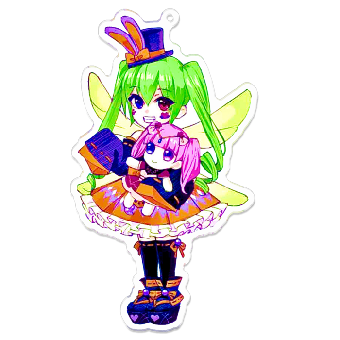 アクリルキーホルダー - 100 x 100 (mm)