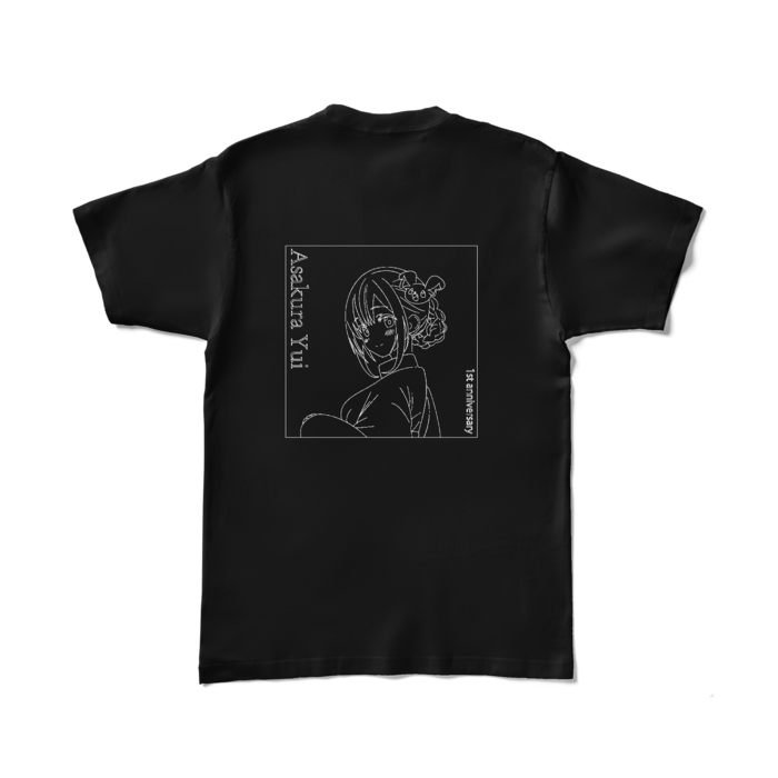 デザインTシャツ - L - ブラック (濃色)