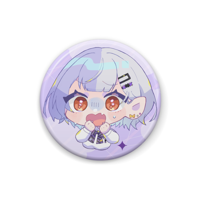 缶バッジ - びっくり_25mm