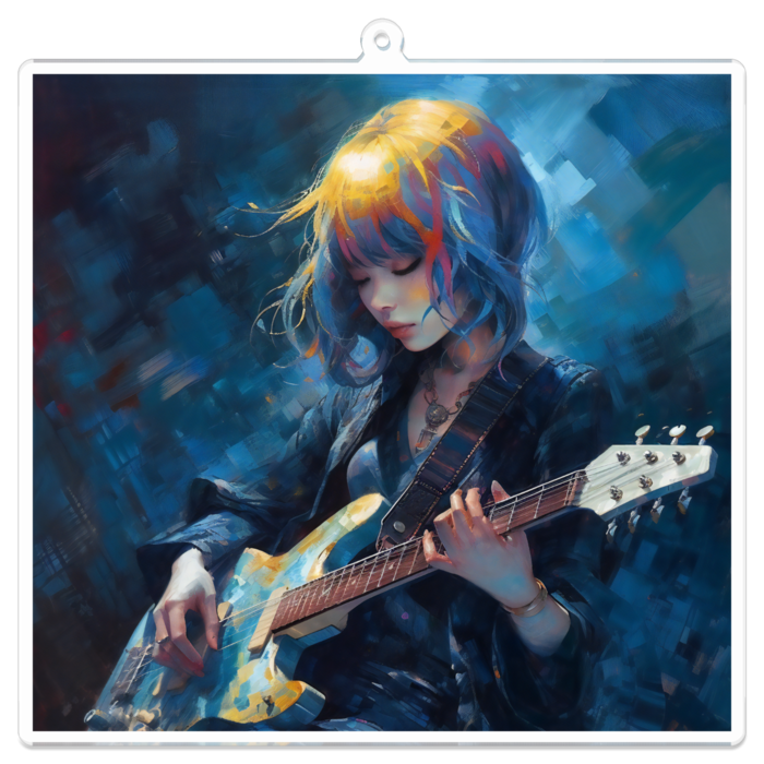 アクリルキーホルダー - 100 x 100 (mm)