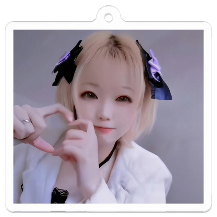 アクリルキーホルダー - 50 x 50 (mm)