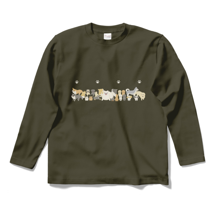 ロングスリーブTシャツ　アーミーグリーン　S