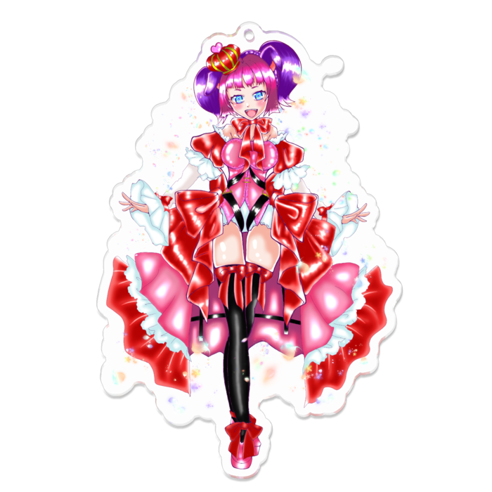 アクリルキーホルダー - 100 x 100 (mm)