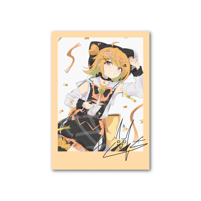 フォト風カード - 縦 - 片面