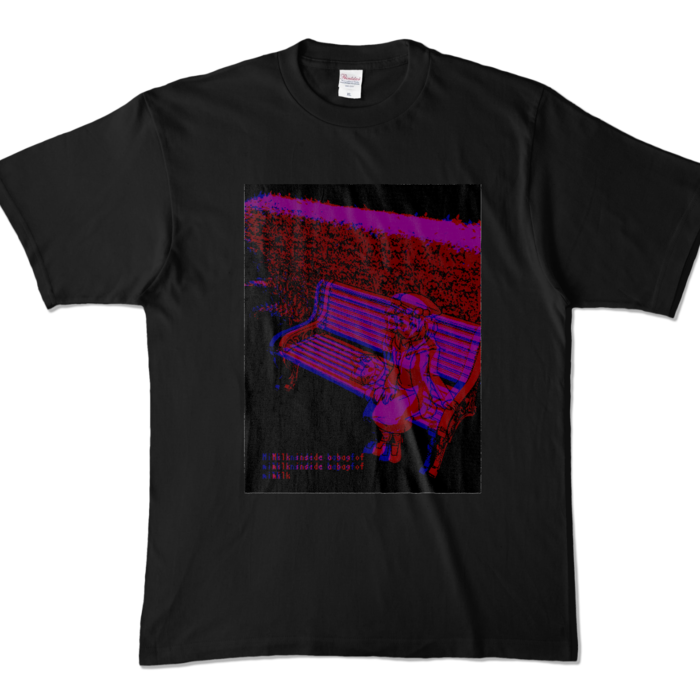 カラーTシャツ - XL - ブラック (濃色)