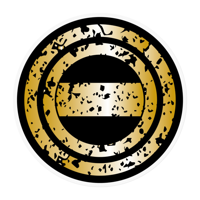 ステッカー - 100 x 100 (mm)