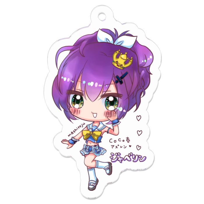 アクリルキーホルダー - 50 x 50 (mm)