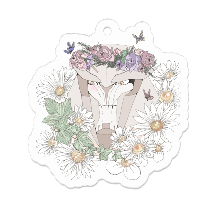 アクリルキーホルダー - 50 x 50 (mm)