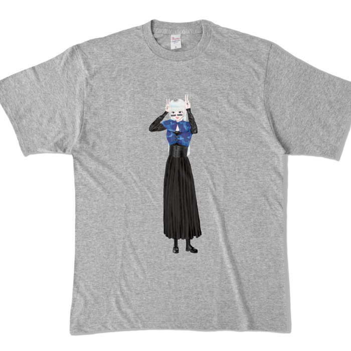 カラーTシャツ - XL - 杢グレー (濃色)