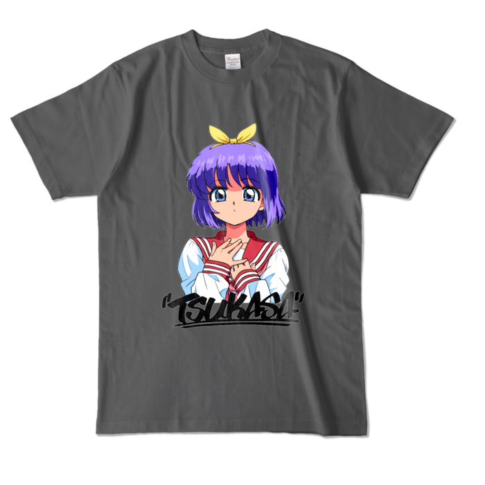 カラーTシャツ - L - チャコール (濃色)