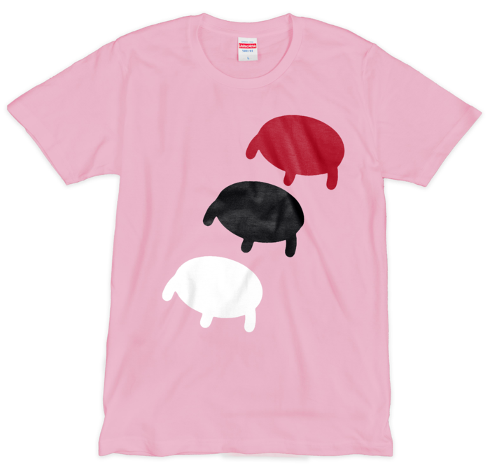 Tシャツ（シルクスクリーン印刷） - L - 3色