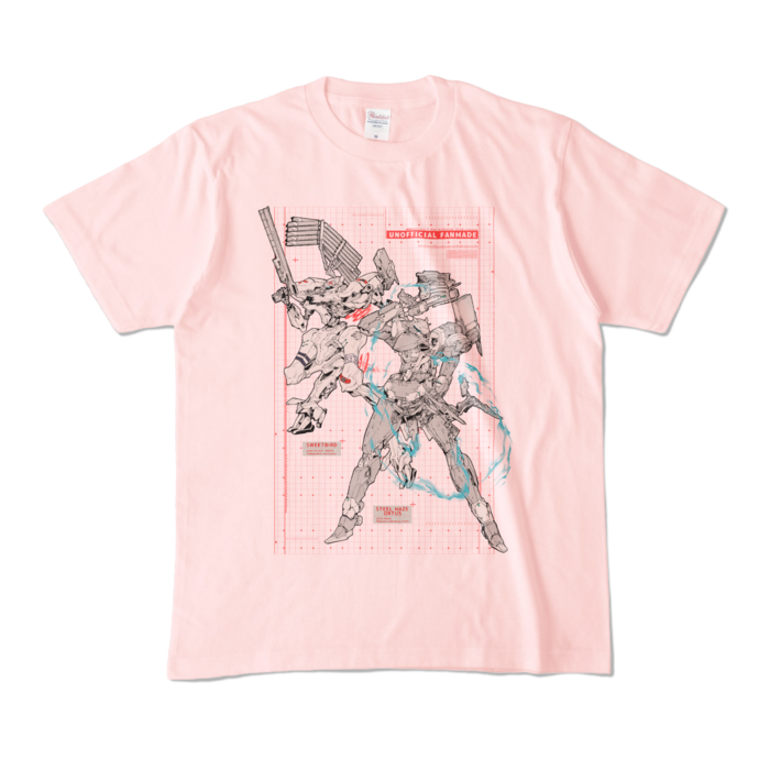 カラーTシャツ - M - ライトピンク (淡色)