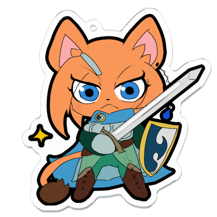 アクリルキーホルダー - 70 x 70 (mm)