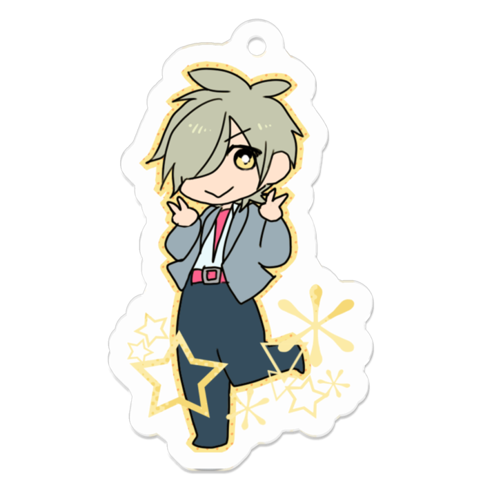 アクリルキーホルダー - 50 x 50 (mm)