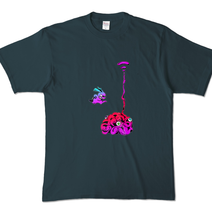 カラーTシャツ - XL - デニム (濃色)(1)