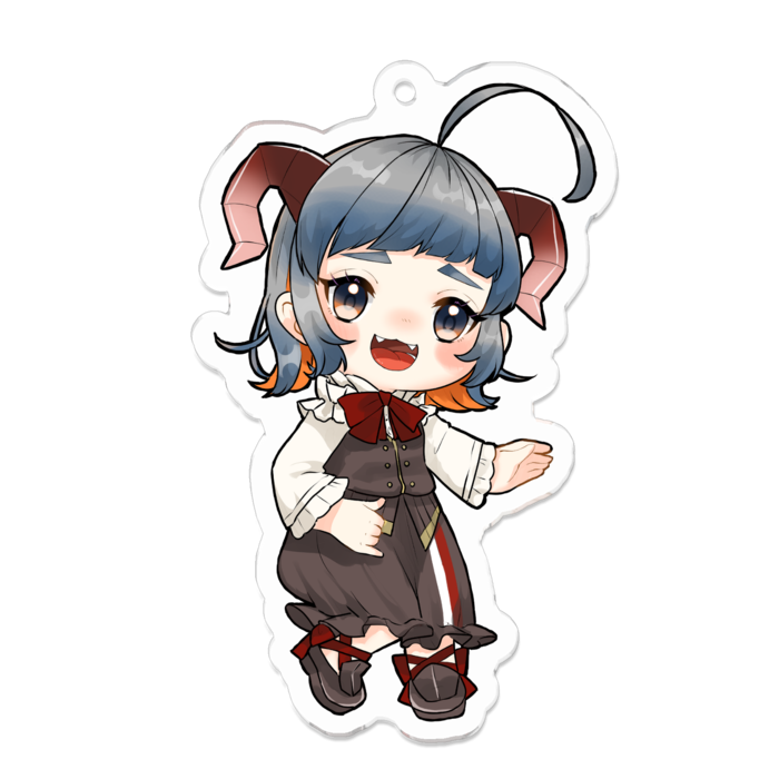 とあち(ステラ服)キーホルダー70 x 70 (mm)