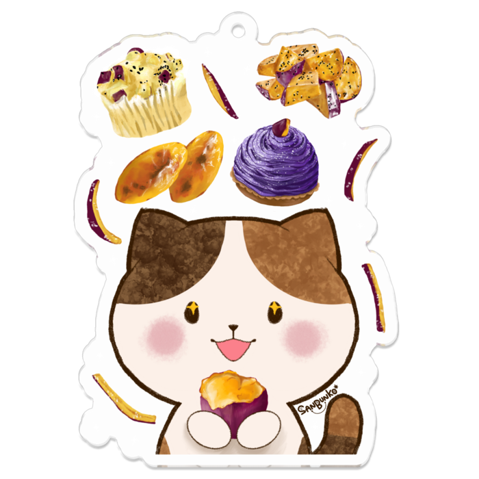 アクリルキーホルダー - 70 x 70 (mm)