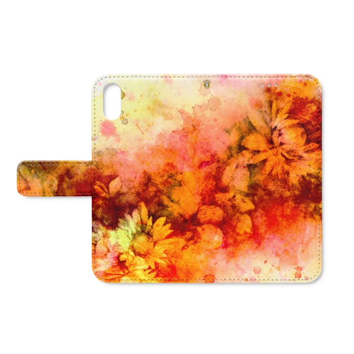 手帳型iPhoneケース - iPhone XS / X - ストラップ穴 あり