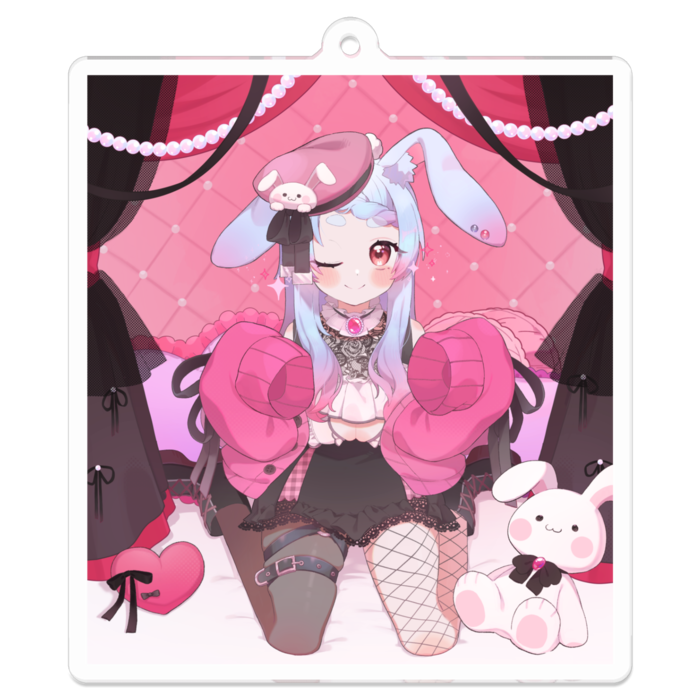 アクリルキーホルダー - 70 x 70 (mm)