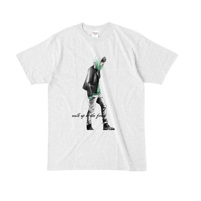 カラーTシャツ(淡色) - L - アッシュ