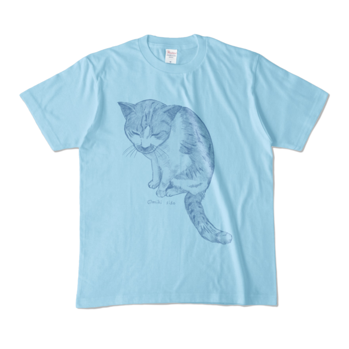 カラーTシャツ - M - ライトブルー (淡色)