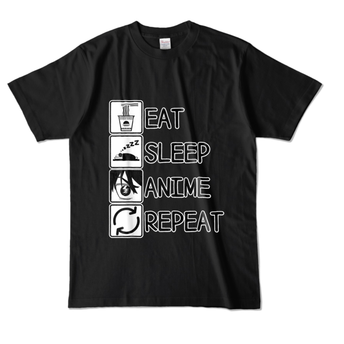 カラーTシャツ - L - ブラック (濃色)