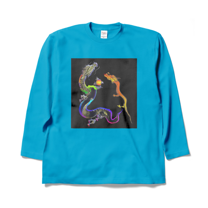 ロングスリーブTシャツ - XL - ターコイズ